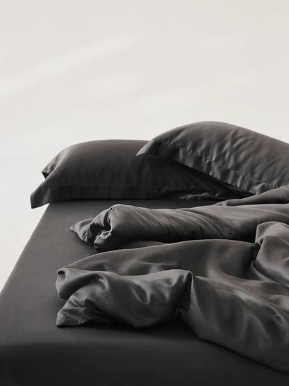 Soft Minimalist Solid Cooling Tencel Duvet Cover