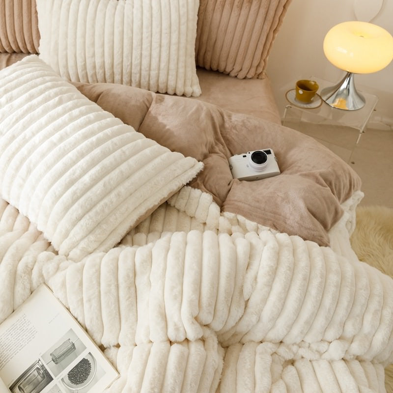 Soft Fluffy Velvet Bedding Set SUB CATEGORY_Bedding Sets