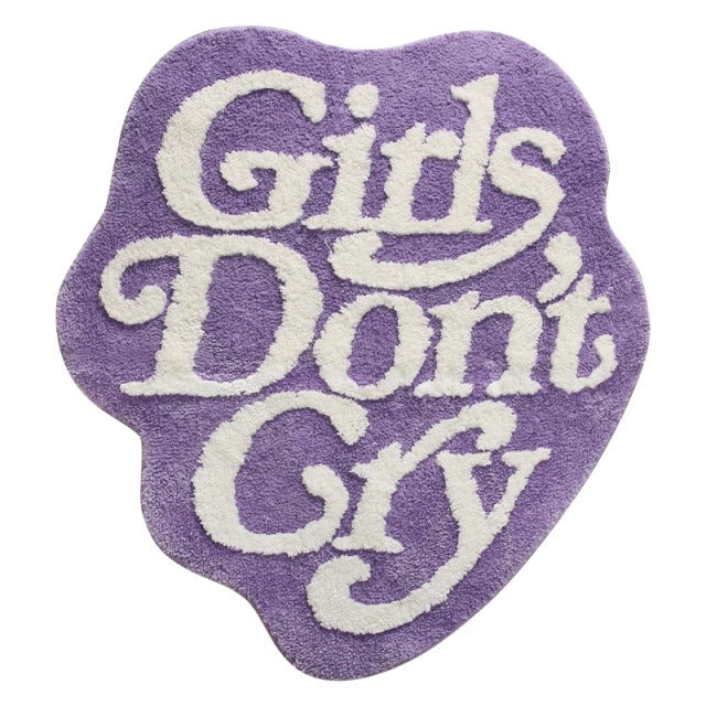 Girls Don't Cry Accent Rug AESTHETIC_Soft Girl soft SUB CATEGORY_Rugs