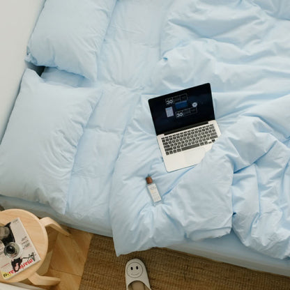 Solid Color Cotton Bedding Set