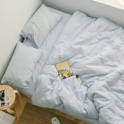 Solid Color Cotton Bedding Set
