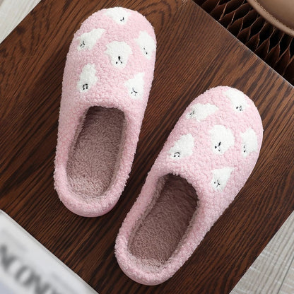 Spooky Ghost Soft Plush House Slippers