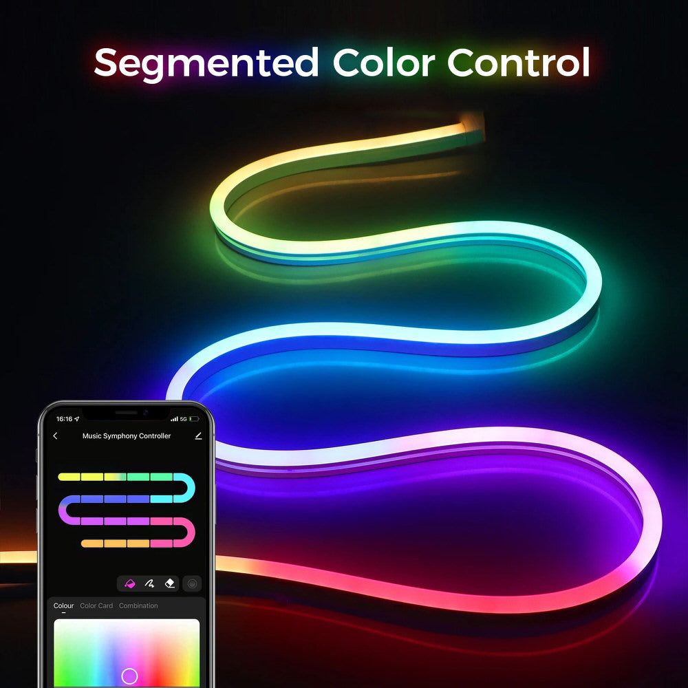 Squiggle Neon Rope LED Lights AESTHETIC_eGirl AESTHETIC_Soft Girl dream light galaxy galaxy light rgb rgbic SUB CATEGORY_Ambient Lighting tag__new_BESTSELLER ws2811