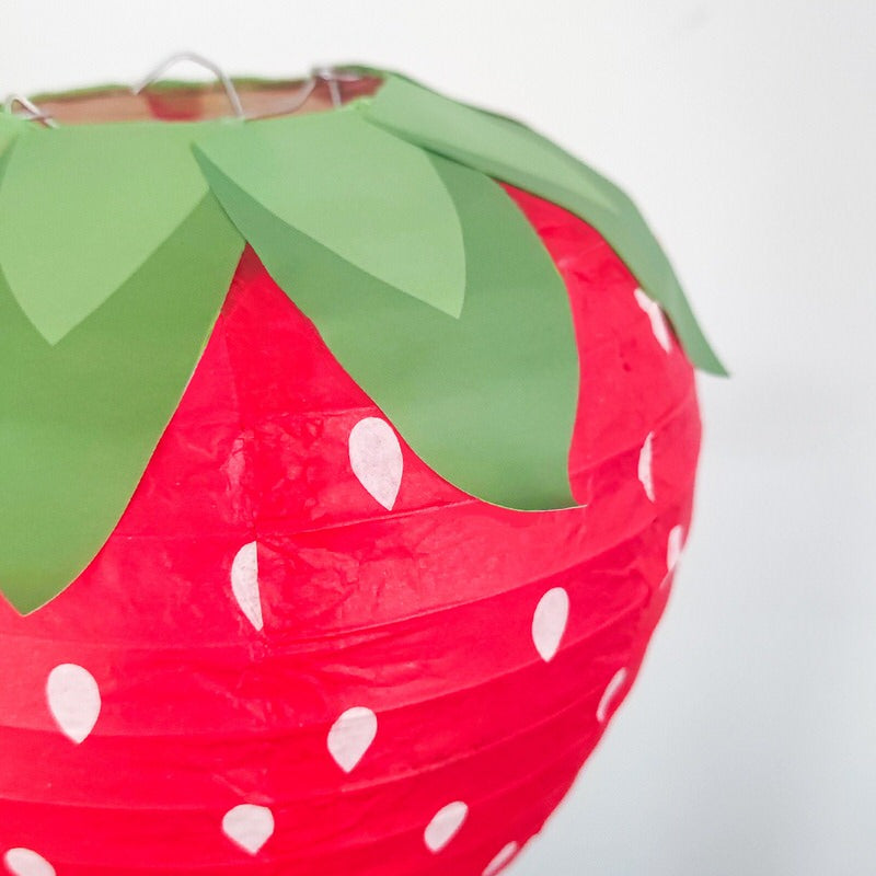 Strawberry Paper Lanterns Hanging Decor lantern latern lattern paper SUB CATEGORY_Room Accents