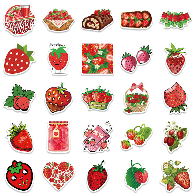 Strawberry Love Sticker Pack