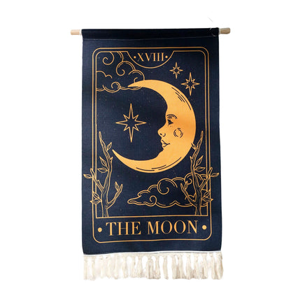 The Moon Aesthetic Wall Tapestry