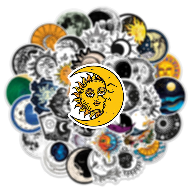 Sun & Moon Witchy Sticker Pack