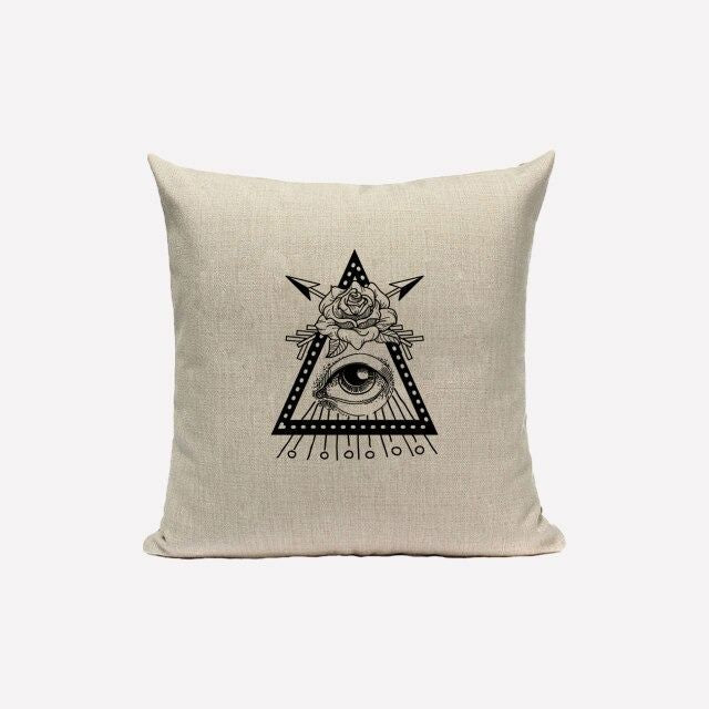 Monochrome Sun & Moon Cushion Covers astrological astrology boho SUB CATEGORY_Cushion Covers