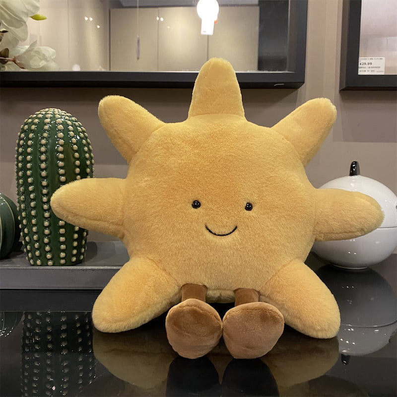 Sun & Moon Happy Plush Cushions cushion plush toy