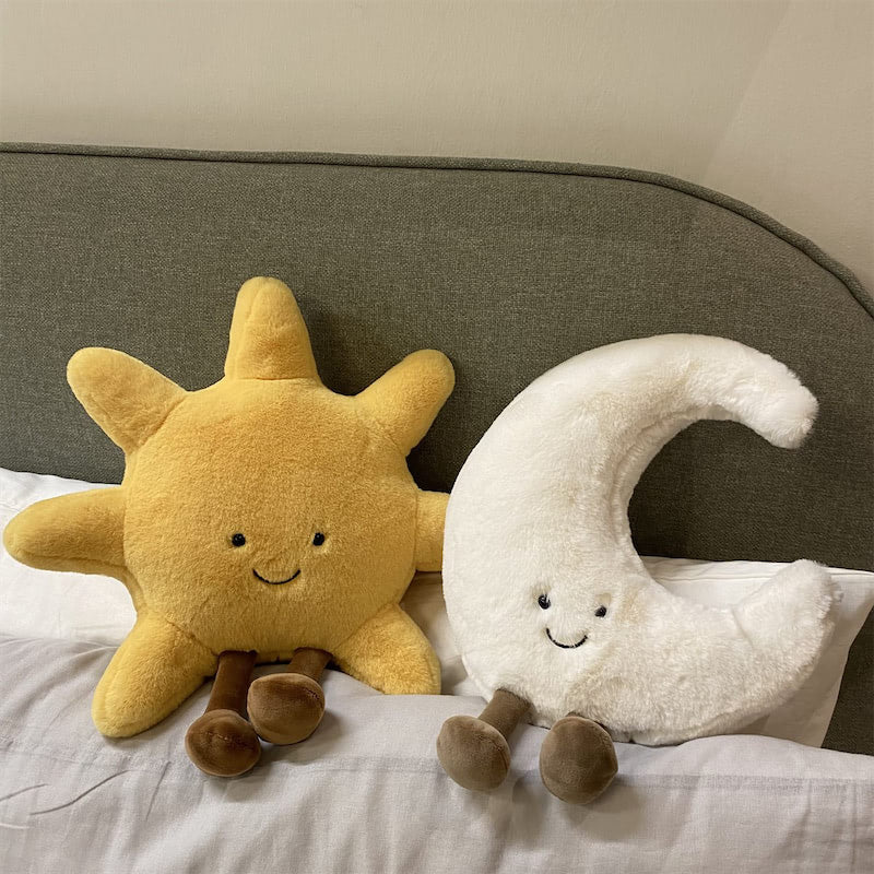 Sun & Moon Happy Plush Cushions cushion plush toy