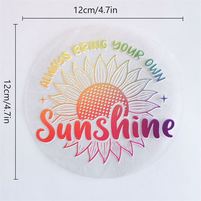 Sunshine Sun Catcher Stickers rainbow sticker sun catcher sunlight window sticker