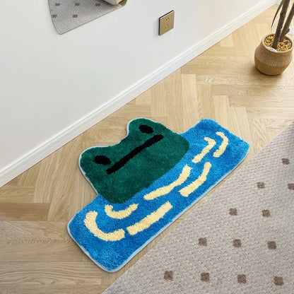 Frog in a Pond Tufted Rug
