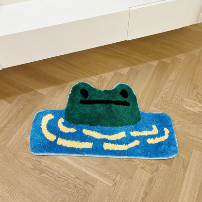 Frog in a Pond Tufted Rug