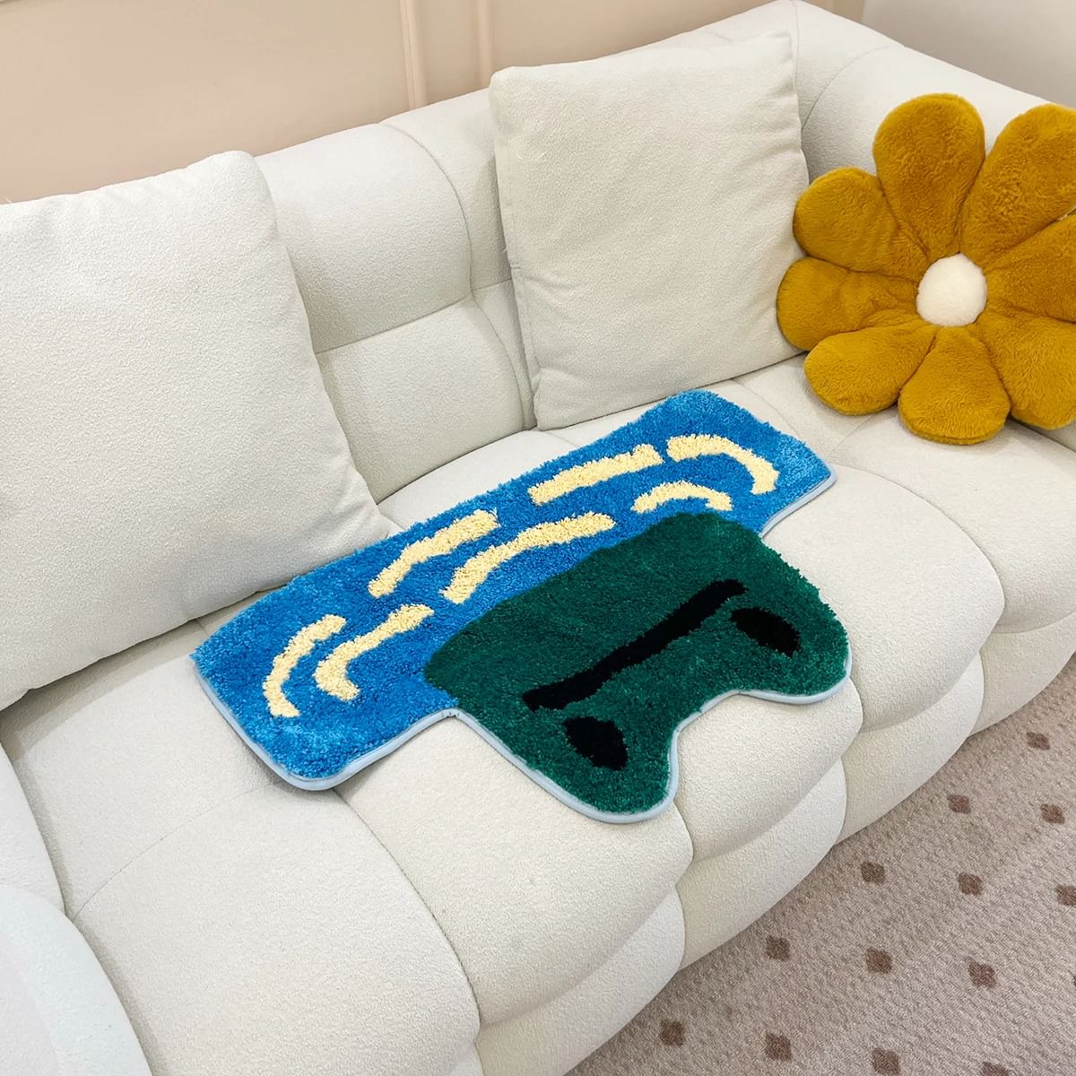 Frog in a Pond Tufted Rug
