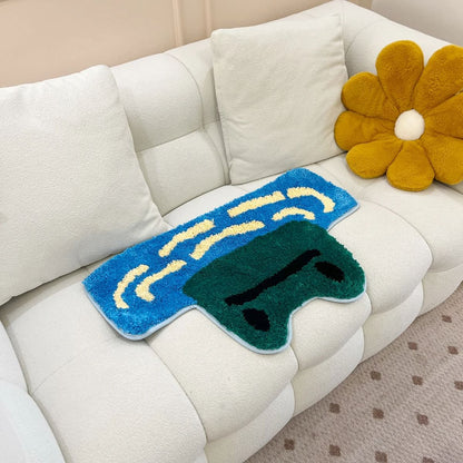 Frog in a Pond Tufted Rug