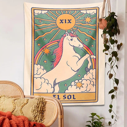 The Rainbow Unicorn Tapestry