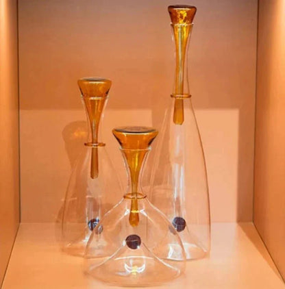 Artisan Glass Wine Carafe