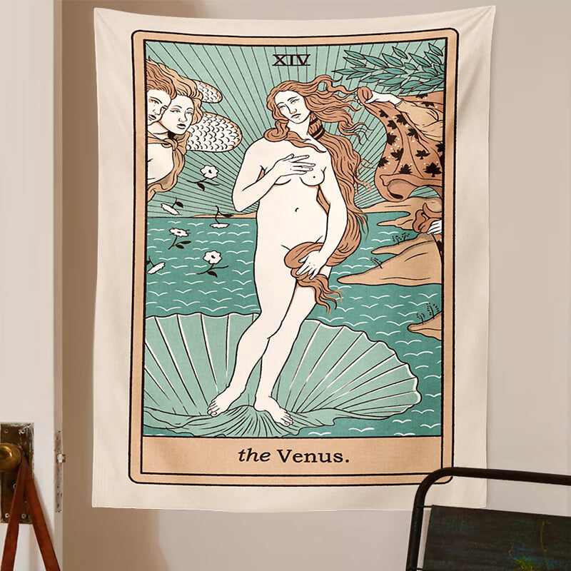 The Venus Tarot Card Tapestry