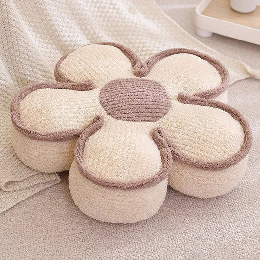 Pastel Plush Flower Throw Pillow cushion plush