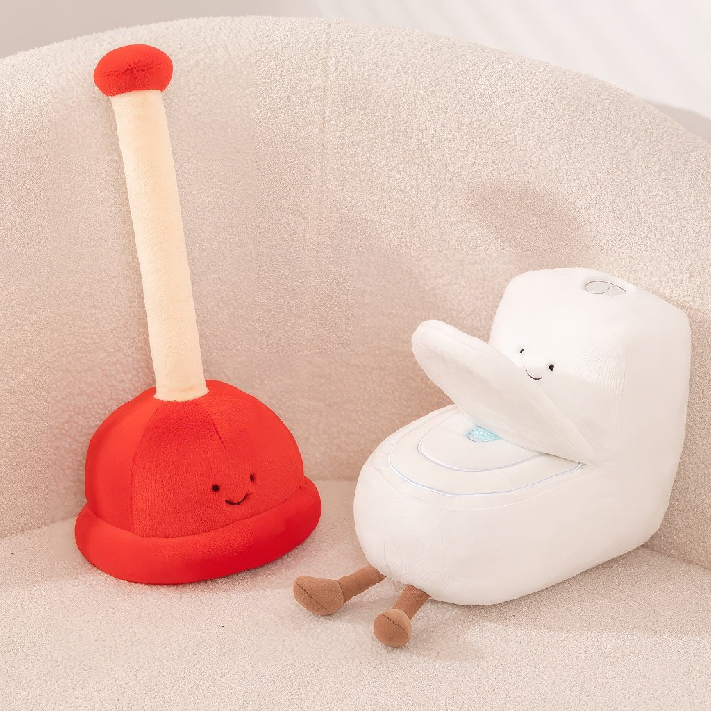 Happy Plunger Plush Toy