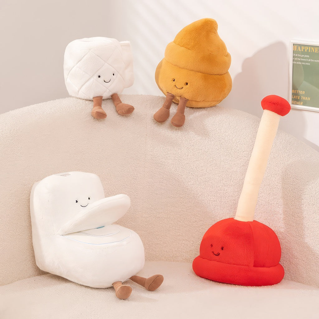 Happy Plunger Plush Toy