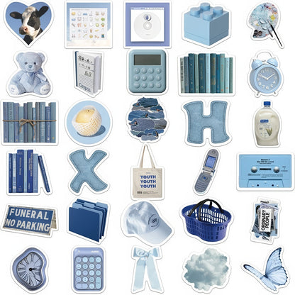 Bluecore Ästhetisches Stickerpaket