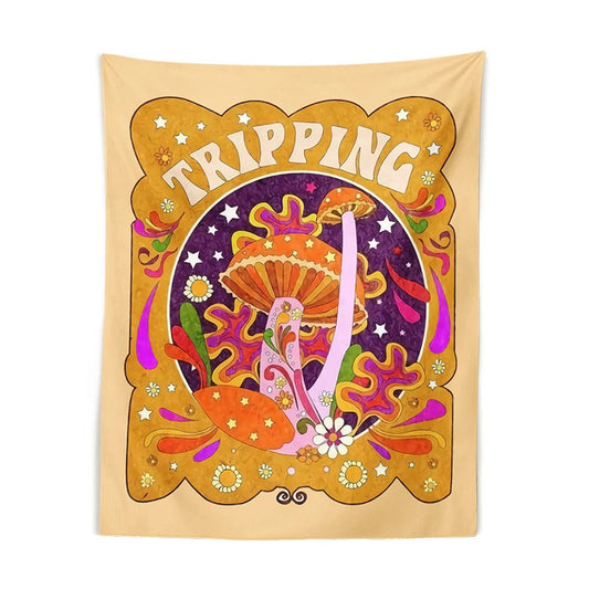 Tripping 70s Vintage Tapestry AESTHETIC_Indie SUB CATEGORY_Tapestries