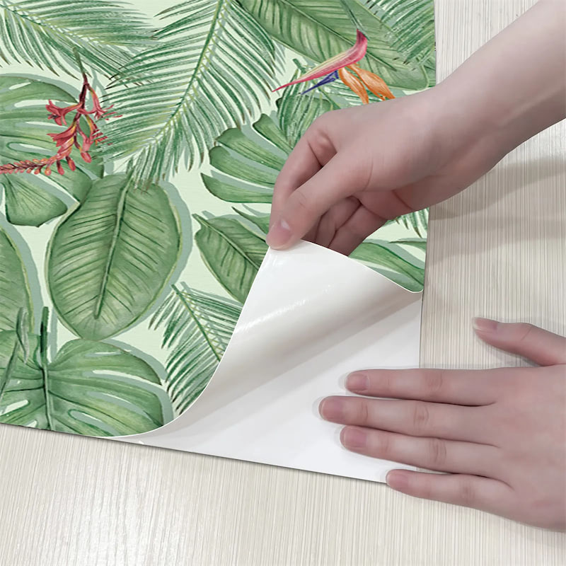 Tropical Leaves Pattern Removable Wallpaper