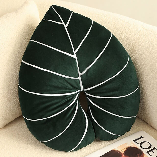 Tropical Leaves Plush Cushion cushion cute pillow plush