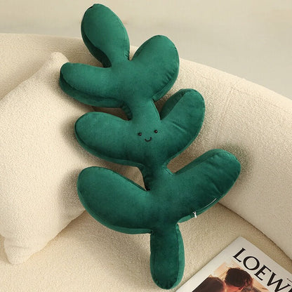 Tropical Leaves Plush Cushion cushion cute pillow plush