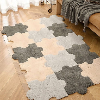 Tufted Puzzle Assembly Rug