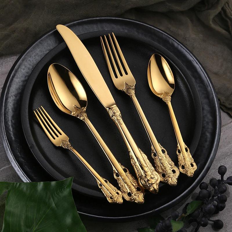 Ducal Gold Forged Stainless Steel Cutlery Set