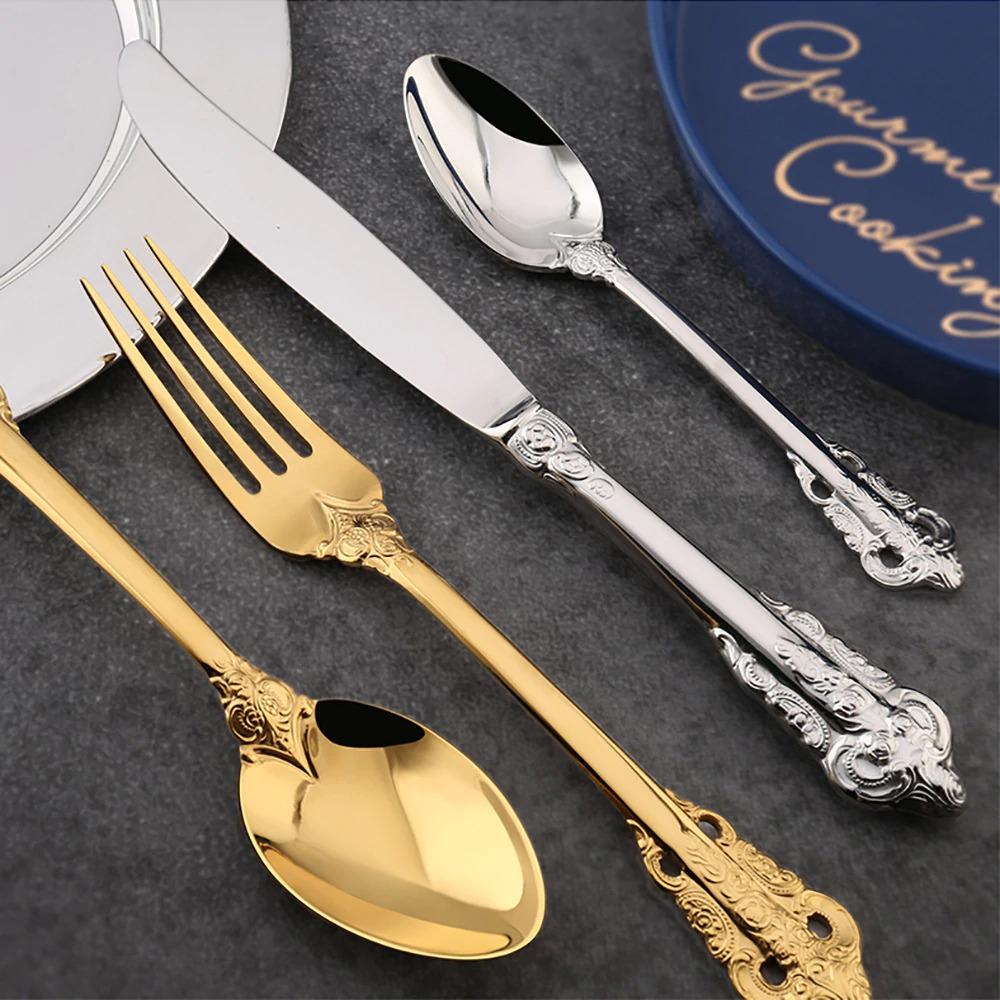Ducal Gold Forged Stainless Steel Cutlery Set
