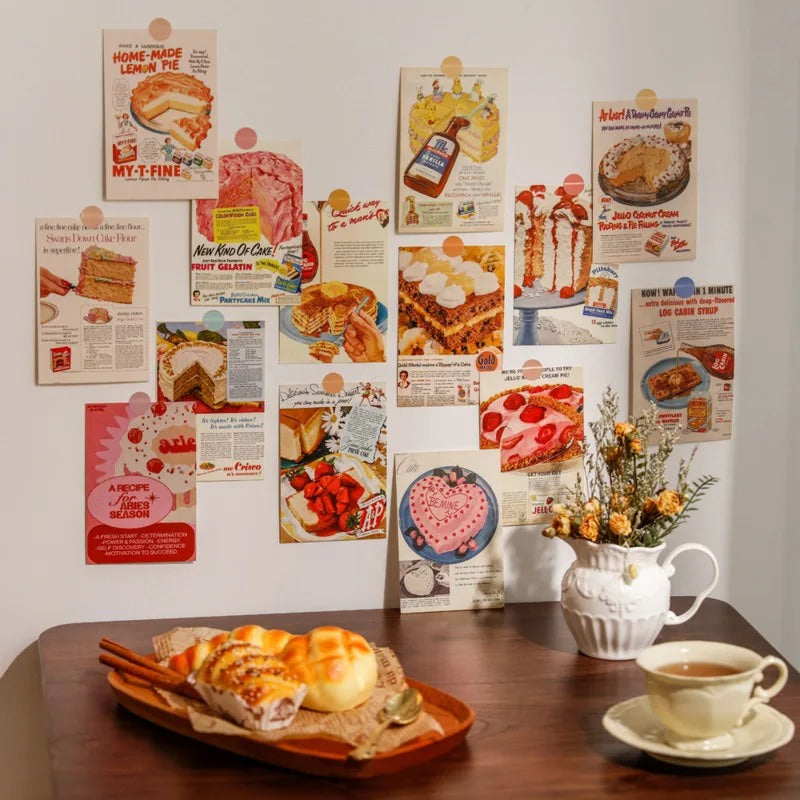 Vintage Sweets Posters Wall Collage Cards SUB CATEGORY_Poster Cards