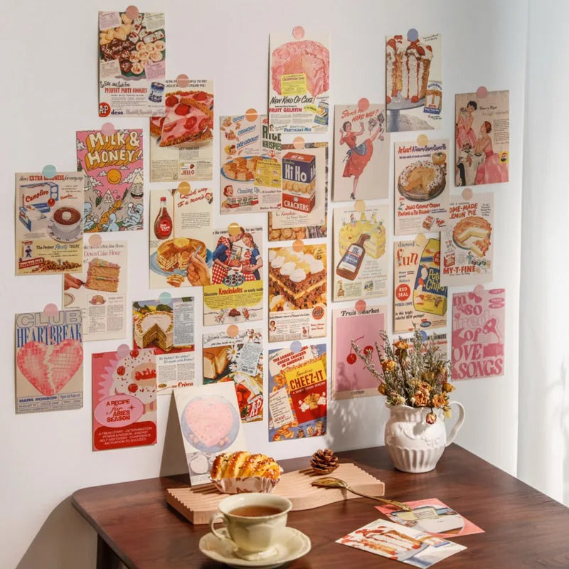 Vintage Sweets Posters Wall Collage Cards SUB CATEGORY_Poster Cards