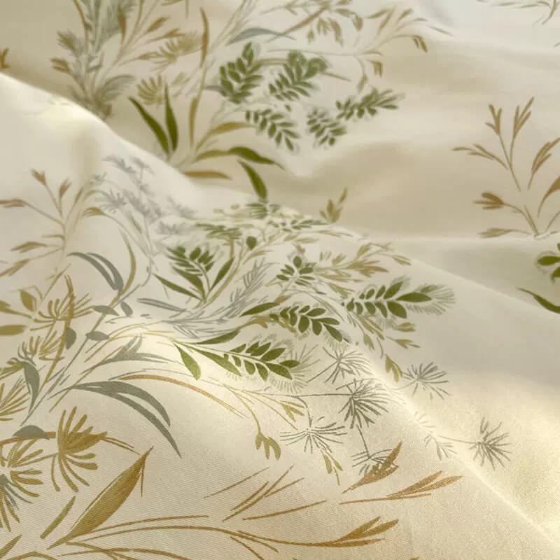 Vintage Pale Floral Print Bedding Set bed sheet bedsheets coquette cottagecore duvet cover