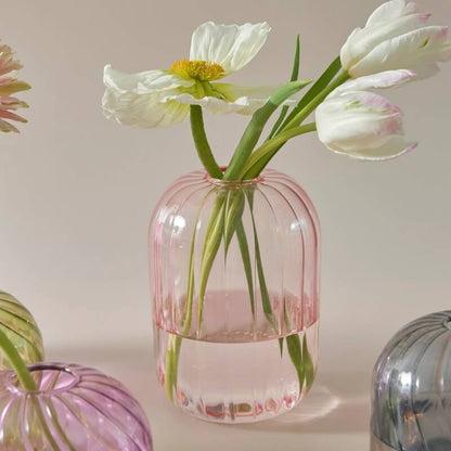 Vintage Glass Mini Vase AESTHETIC_Danish Pastel SUB CATEGORY_Desk Accessories SUB CATEGORY_Vases