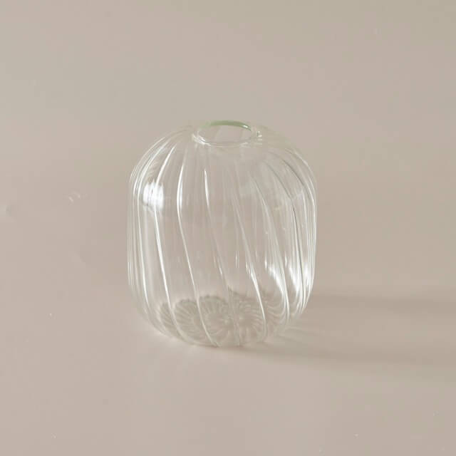 Vintage Glass Mini Vase AESTHETIC_Danish Pastel SUB CATEGORY_Desk Accessories SUB CATEGORY_Vases