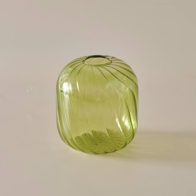 Vintage Glass Mini Vase AESTHETIC_Danish Pastel SUB CATEGORY_Desk Accessories SUB CATEGORY_Vases