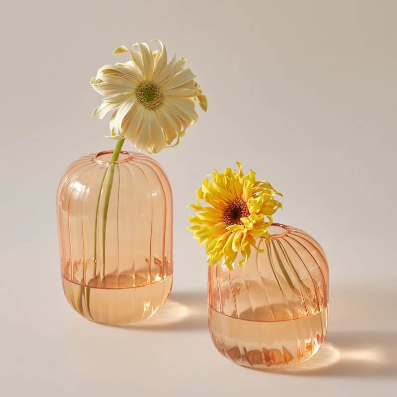 Vintage Glass Mini Vase AESTHETIC_Danish Pastel SUB CATEGORY_Desk Accessories SUB CATEGORY_Vases