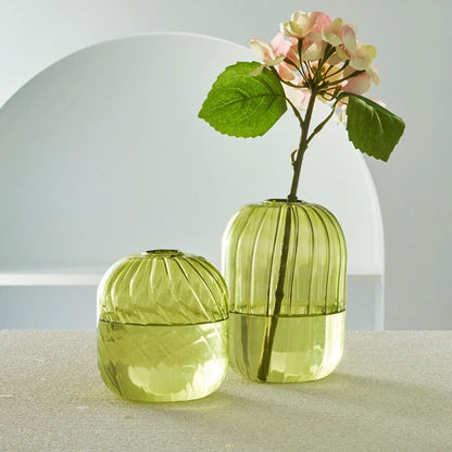 Vintage Glass Mini Vase AESTHETIC_Danish Pastel SUB CATEGORY_Desk Accessories SUB CATEGORY_Vases