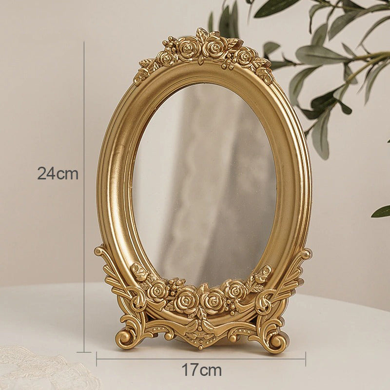 Vintage Golden ArtHoe Mirror AESTHETIC_Art Hoe SUB CATEGORY_Mirrors