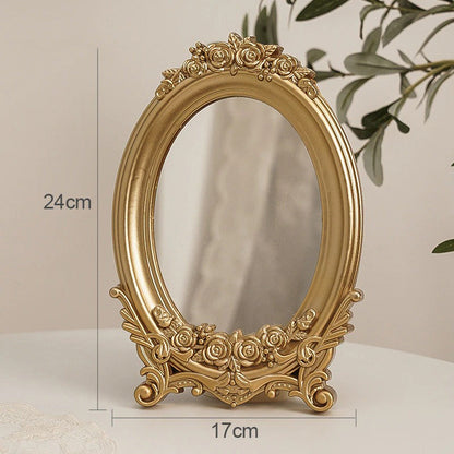 Vintage Golden ArtHoe Mirror AESTHETIC_Art Hoe SUB CATEGORY_Mirrors