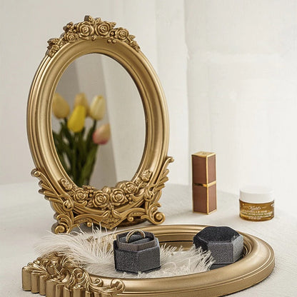 Vintage Golden ArtHoe Mirror AESTHETIC_Art Hoe SUB CATEGORY_Mirrors