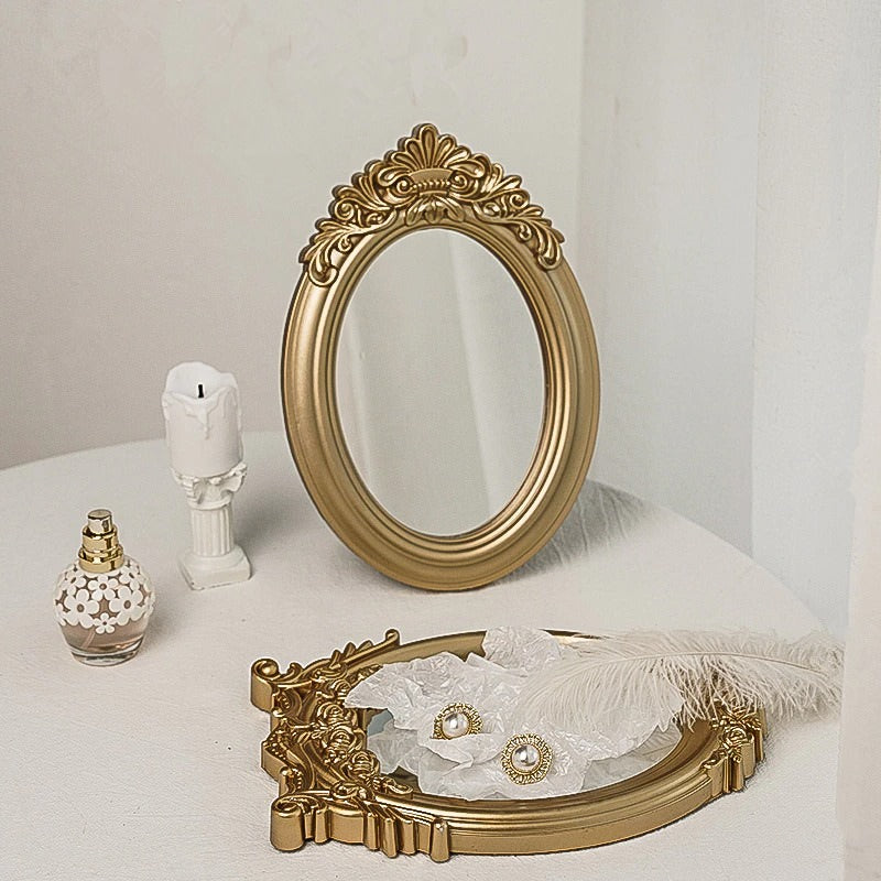 Vintage Golden ArtHoe Mirror AESTHETIC_Art Hoe SUB CATEGORY_Mirrors