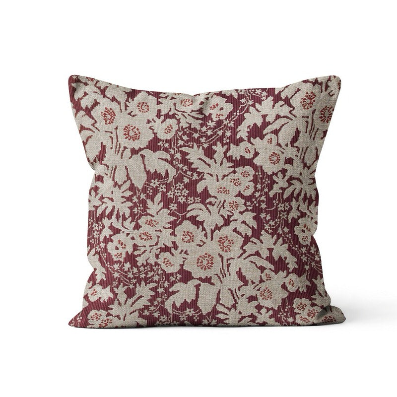 Retro Floral Print Cushion Covers floral pillow cover pillowcase retro SUB CATEGORY_Cushion Covers vintage