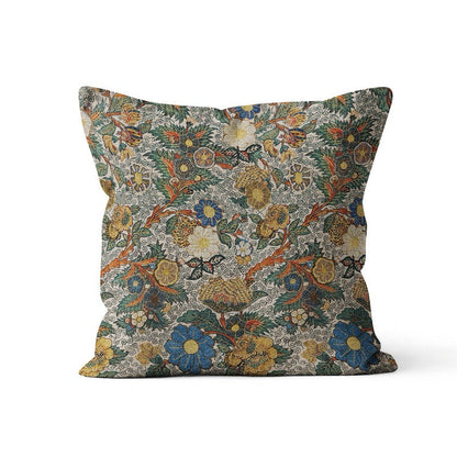 Retro Floral Print Cushion Covers floral pillow cover pillowcase retro SUB CATEGORY_Cushion Covers vintage