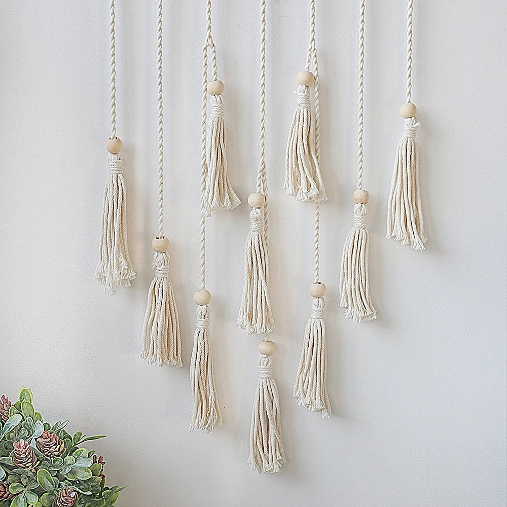 Macrame Wall Hanging Photo Display AESTHETIC_Boho macrame hanging macrame tapestry SUB CATEGORY_Wall Decor