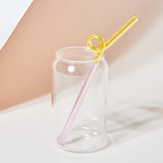 Pastel Glass Wavy Straws SUB CATEGORY_Desk Accessories