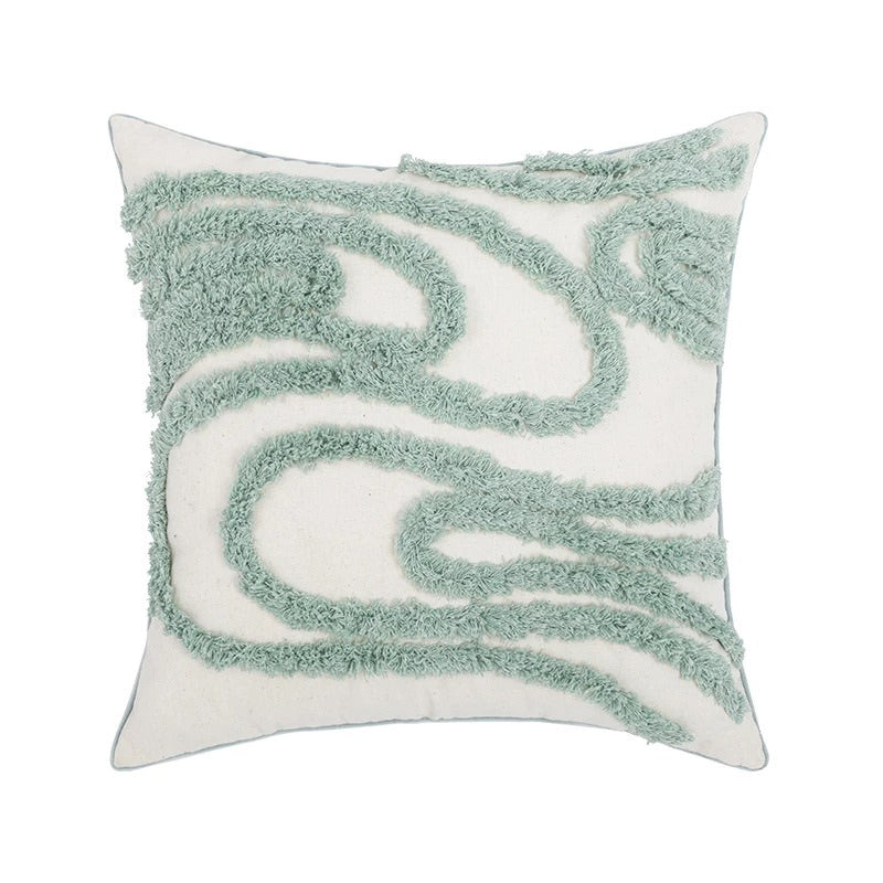 Wavy Tufted Cushion Cover boho fringe SUB CATEGORY_Cushion Covers